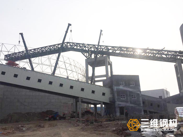 emc易倍钢结构连廊案例图示1