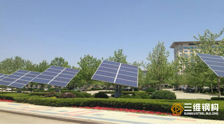 emc易倍跟踪式太阳能支架加工案例图2